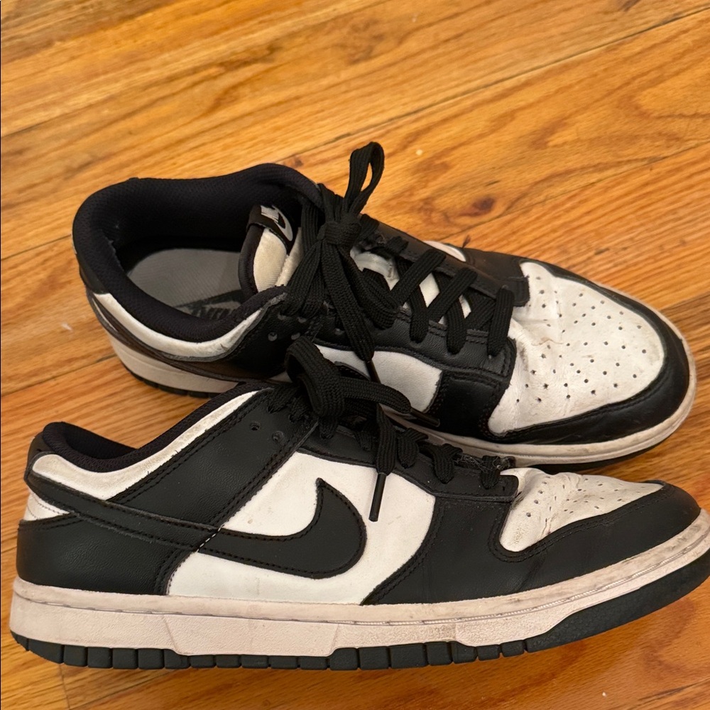 Nike Black and White Low-Top Sneakers